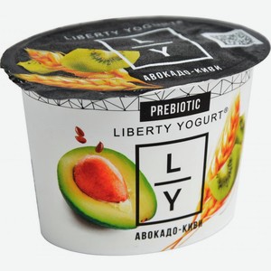 Йогурт Liberty авокадо киви шпинат орех 3.5%/5% 130г в ассортименте