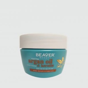 Разглаживающая маска для волос BEAVER Argan Oil & Keratin 250 мл