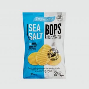 Органические запеченные картофельные снэки с морской солью ORGANIQUE Bops 85 гр