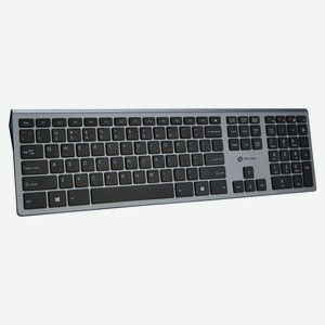 Клавиатура «Оклик» 890S серый/черный USB slim Multimedia