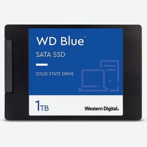 SSD накопитель WD Blue WDS100T2B0A 1ТБ, 2.5 , SATA III, SATA