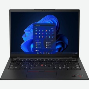 Ноутбук Lenovo ThinkPad X1 Carbon G10, 14 , IPS, Intel Core i7 1265U 1.8ГГц, 10-ядерный, 16ГБ LPDDR5, 512ГБ SSD, Intel Iris Xe graphics , Windows 11 Professional, черный [21ccs9q401/m]