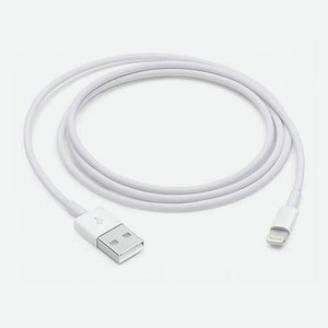 Кабель Apple A1480, Lightning (m) - USB (m), 1м, MFI, белый [mxly2zm/a]