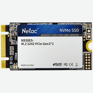 SSD накопитель NETAC N930ES NT01N930ES-512G-E2X 512ГБ, M.2 2242, PCI-E 3.0 x2, NVMe, M.2