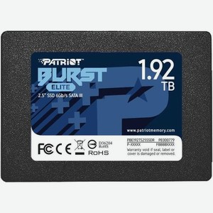 SSD накопитель Patriot Burst Elite PBE192TS25SSDR 1.9ТБ, 2.5 , SATA III