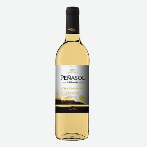 Вино Penasol Chardonnay, белое полусухое, 0,75 л, Испания