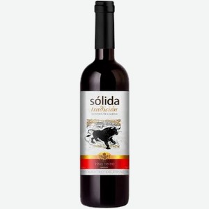Вино Солида Традисион красное полусладкое 11,5% 0,75л, Испания