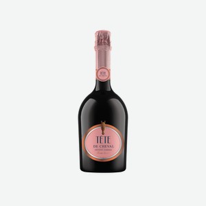 Вино игристое Tete De Cheval розовое сладкое, 0.75л Россия