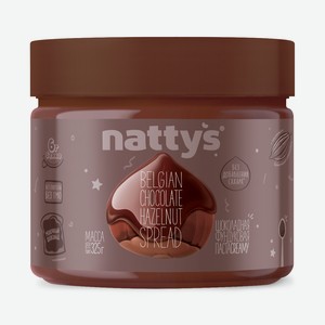 Паста Nattys шоколадная молочный шоколад-фундук, 325г Россия