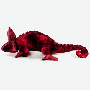 Игрушка мягкая Exoprima  Хамелеон , чёрно-красный, 70см