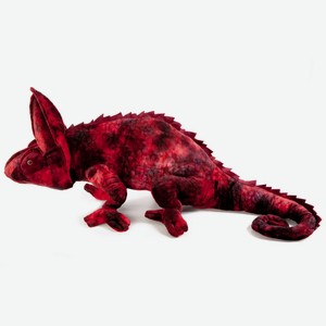 Игрушка мягкая Exoprima  Хамелеон , чёрно-красный, 110см