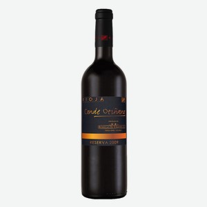 Вино Конде Отинано Резерва МАРОЧНОЕ красное сухое 12,5-14,5% 0,75л (Испания)