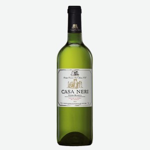 Вино Каса Нери Виура Бланко СОРТОВОЕ ОРДИНАРНОЕ белое сухое 12% 0,75л (Испания)