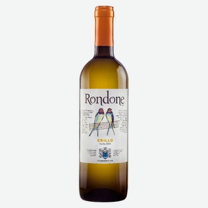 Вино Rondone Grillo белое сухое Италия, 0,75 л