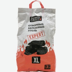 Уголь березовый expert SuperGrill, 3 кг