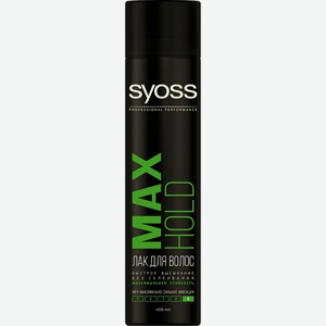 Лак для волос максимально сильная фиксация Max hold Syoss, 0,4 кг