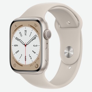 Смарт-часы Apple Watch Series 8 45mm Starlight Aluminium Sport M/L