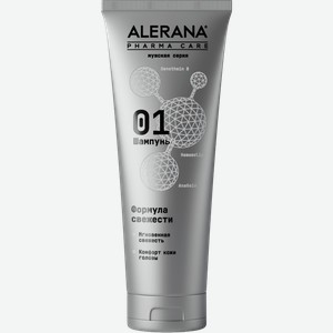 Шампунь для волос Alerana Pharma Care формула свежести мужской 260мл