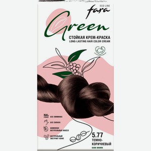 Краска для волос Fara Eco Line 5.77 Темно-коричневый