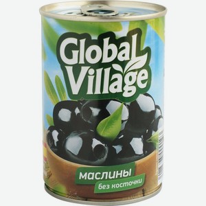 Маслины Global Village без косточки, 425г