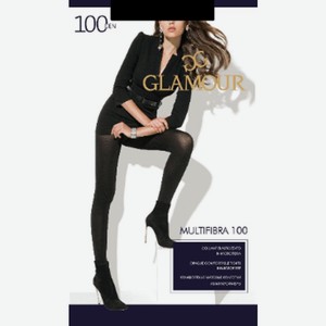 Колготки Glamour Multifibra 100 den nero размер 3-M