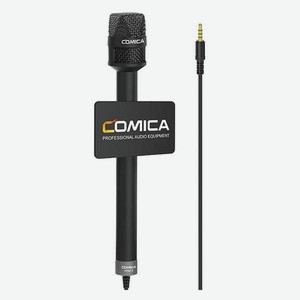 Кардиоидный динамический микрофон. Выход: штекер 3.5 мм TRRS HRM-S CoMica HRM-S