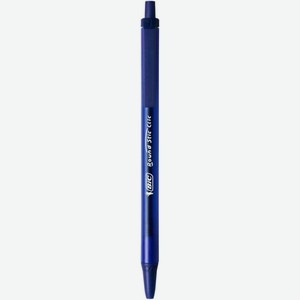 Ручка шариковая Bic Round Stic Clic автоматическая цвет: синий, 1 шт.