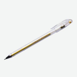 Ручка гелевая Crown Hi-Jell цвет пасты: золото металлик, 0,7 мм
