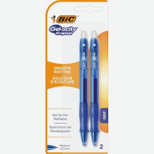 Ручки гелевые Bic Gel-Ocity Original цвет: синий 0,7 мм, 2 шт.