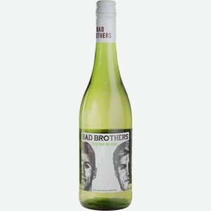 Вино Bad Brothers белое сухое 12 % алк., ЮАР, 0,75 л
