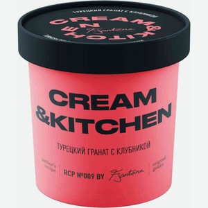 Десерт замороженный Cream&Kitchen Турецкий гранат с клубникой, 75 г