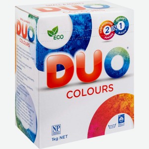 Стиральный порошок концентрат Duo Colours, 1 кг