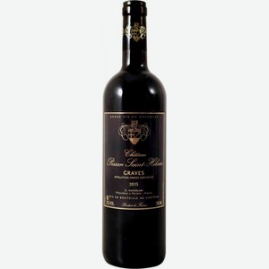 Вино Chateau Pessan Saint-Hilaire Graves красное сухое 13 % алк., Франция, 0,75 л