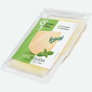 Пищевой продукт на основе крахмала Green Idea со вкусом сыра Гауда, ломтики, 150 г