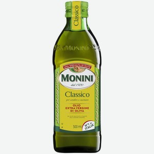 Масло оливковое MONINI Classico Extra Vergine н/рафин, Италия, 500 мл