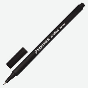 Ручка-линер BRAUBERG Aero черный, 1 шт