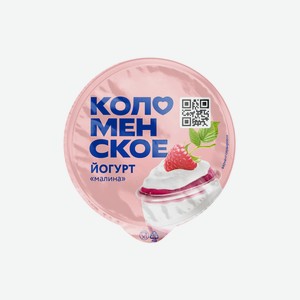 Йогурт Коломенское Малина термостатный 3% 130 г