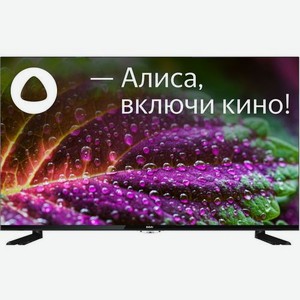 43  Телевизор BBK 43LEX-8289/UTS2C, 4K Ultra HD, черный, СМАРТ ТВ, Яндекс.ТВ
