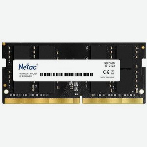Оперативная память NETAC Basic NTBSD4N32SP-16 DDR4 - 16ГБ 3200, для ноутбуков (SO-DIMM), Ret