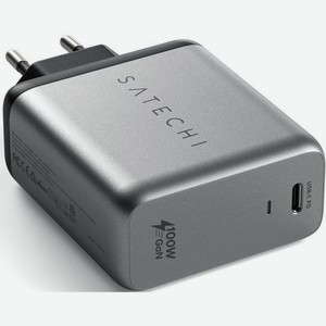 Сетевое зарядное устройство SATECHI Compact Charger, USB-C, 5A, серый [st-uc100wsm-eu]