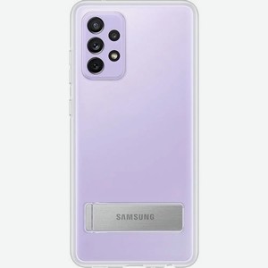 Чехол (клип-кейс) Samsung Clear Standing Cover, для Samsung Galaxy A72, прозрачный [ef-ja725ctegru]