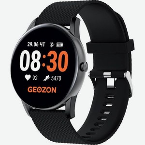 Смарт-часы GEOZON Fly 1.22 , черный / черный [g-sm16blk]