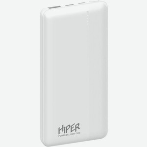 Внешний аккумулятор (Power Bank) HIPER MX Pro 10000, 10000мAч, белый [mx pro 10000 white]