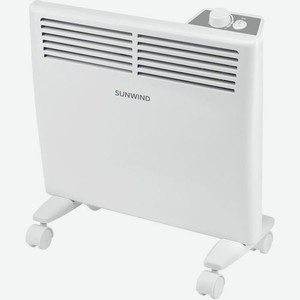 Конвектор SunWind SCH6110, 1000Вт, с терморегулятором, белый