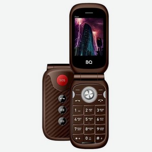 Сотовый телефон BQ 2451 Daze, коричневый