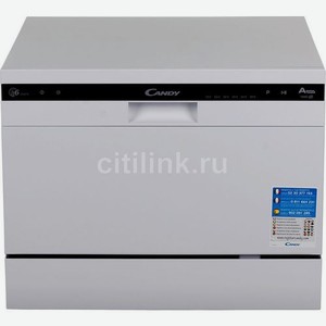 Посудомоечная машина Candy CDCP 6/E-07, компактная, настольная, 55см, загрузка 6 комплектов, белая [32000978]