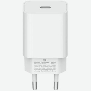 Сетевое зарядное устройство Xiaomi ZMI HA716, USB type-C, 3A, белый [ha716 white]