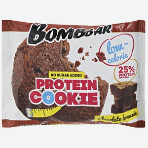 Печенье Bombbar неглазированное шоколадный брауни 40г