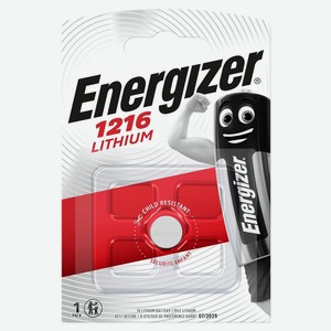 Батарейка Energizer Lithium CR1216, 1 шт