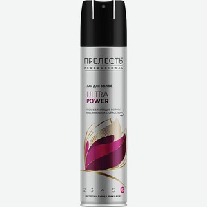 Лак для волос экстремальной фиксации Ultra Power Прелесть Professional, 0,23 кг